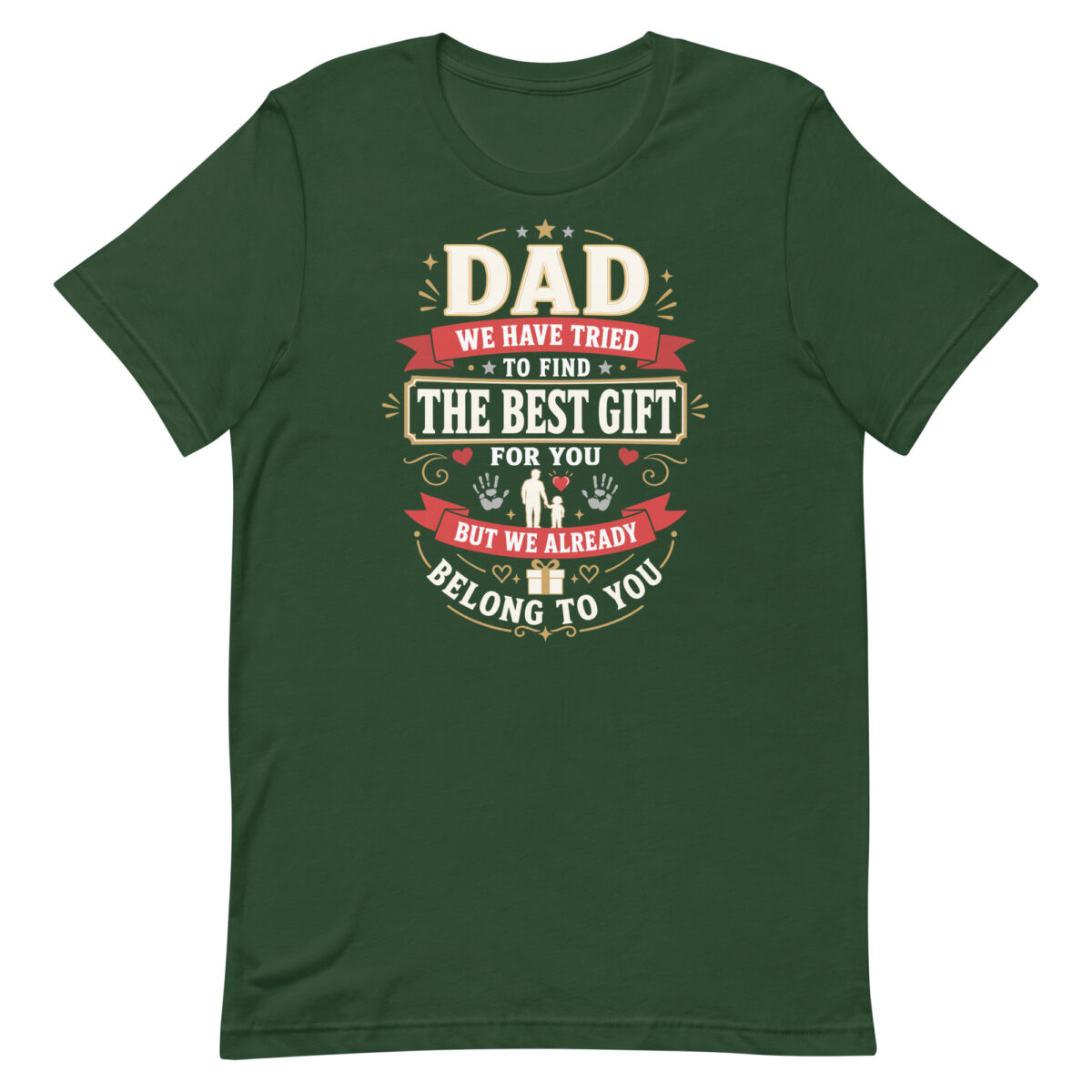 Green Dad gift quote T-shirt design