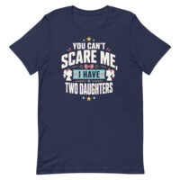 Navy T-shirt with funny dad quote design