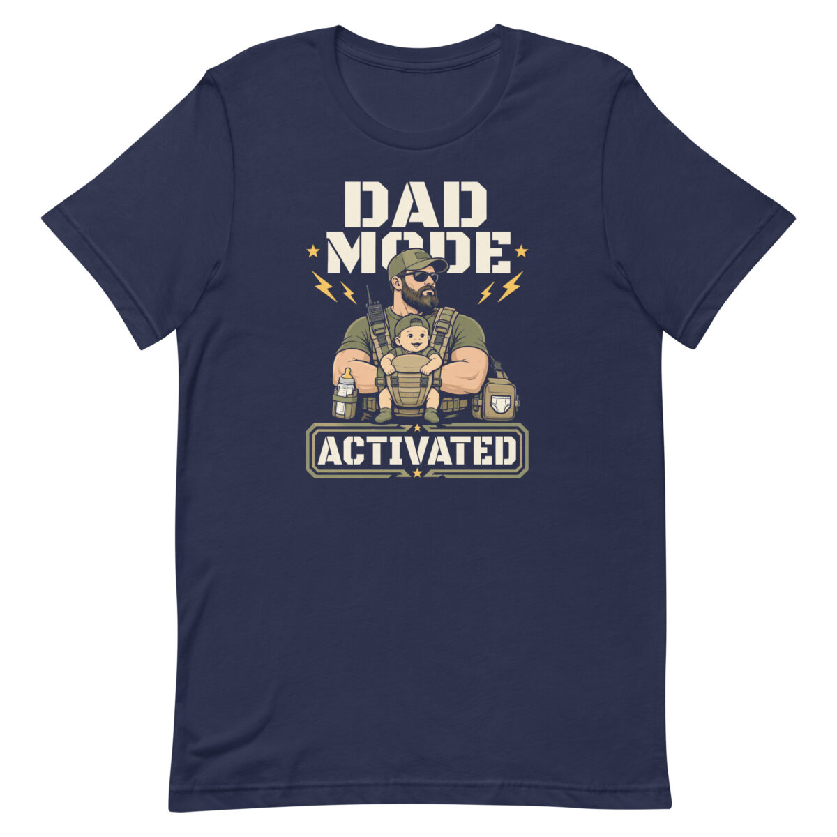 Dad Mode Activated graphic t-shirt design