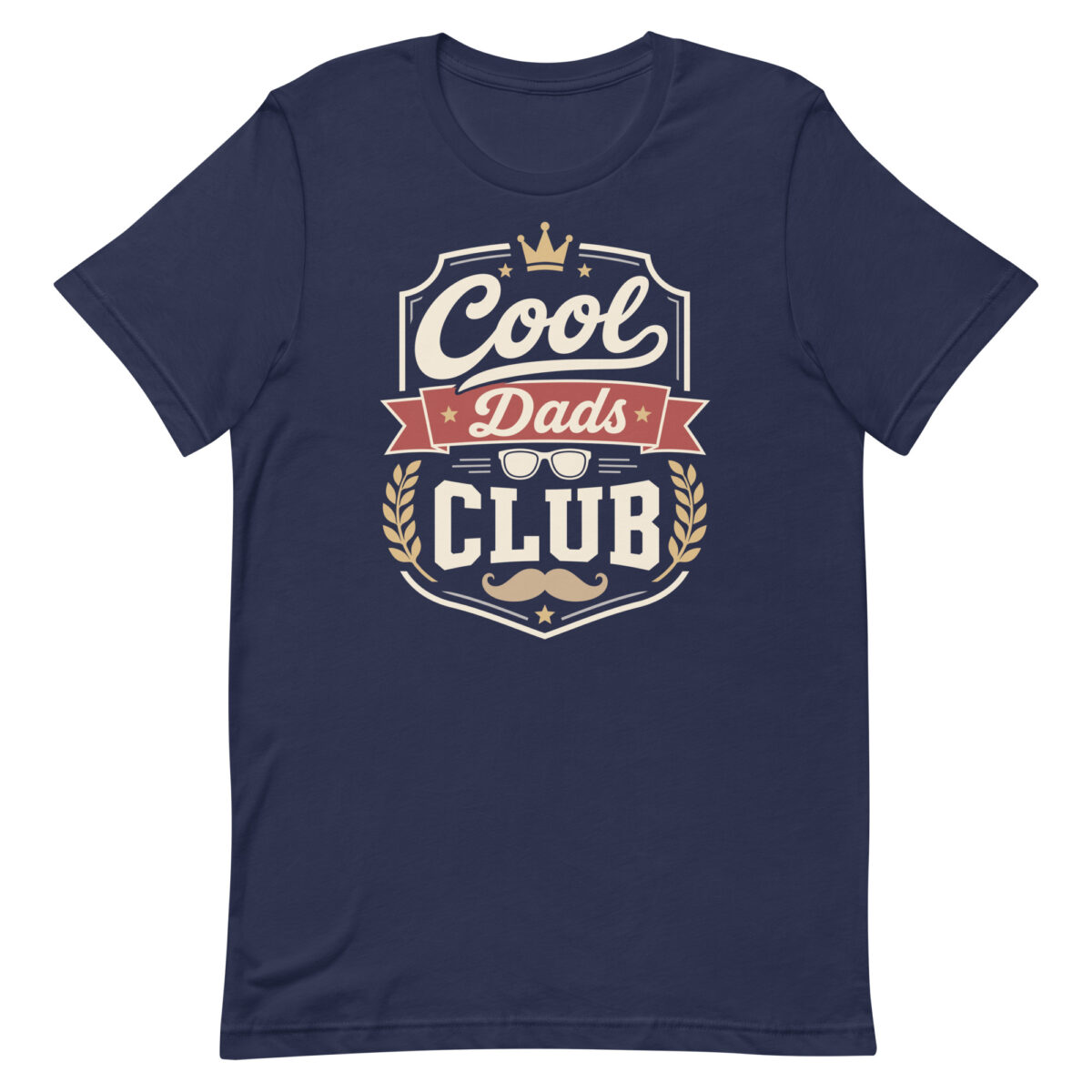 Navy T-shirt with Cool Dads Club graphic