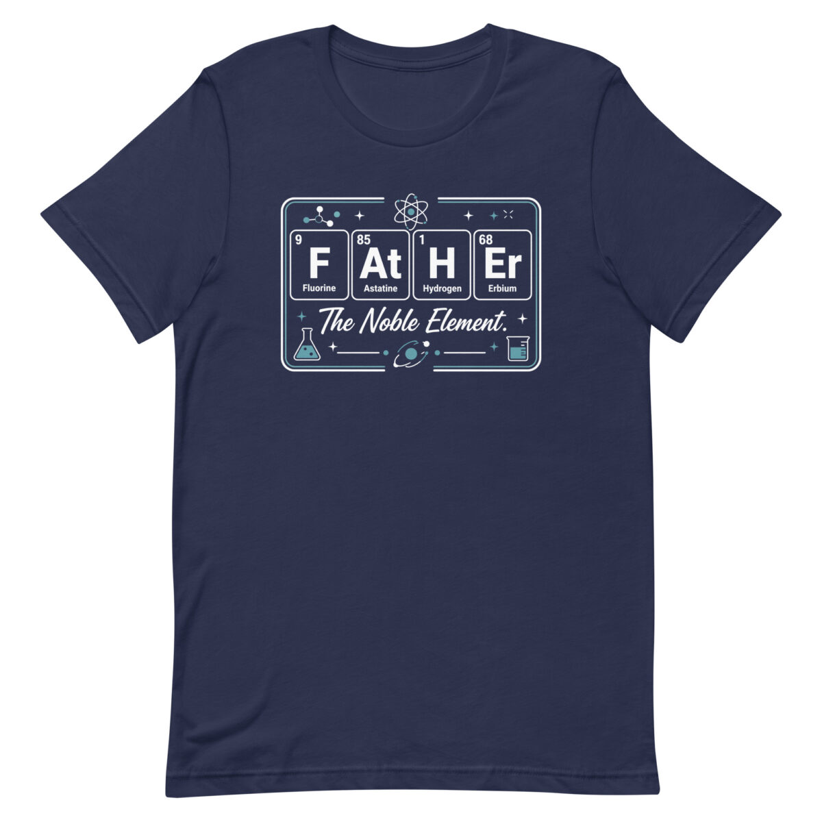 Periodic table Father Noble Element T-shirt design