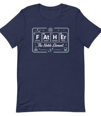 Periodic table Father Noble Element T-shirt design