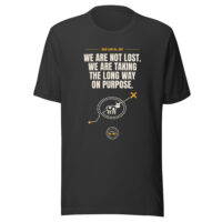 Black Dad Law shirt with humorous navigation quote